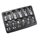 W24T112S / 12 PCS 3/8" Dr. FLEXIBLE CROW FOOT WRENCH SET