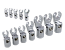 W24T112S / 12 PCS 3/8" Dr. FLEXIBLE CROW FOOT WRENCH SET