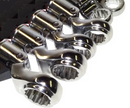 W24U112S / 12 PC. 3/8" DR. 6 Point Flexible Crowfoot Socket Wrench Set