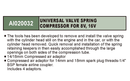 AI020032 / UNIVERSAL VALVE SPRING COMPRESSOR