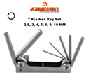 H01M07SF / 7 PCS HEX KEY SET (FOLDING) METRIC SIZE: 2 to 10 MM