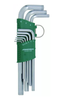 H02SA109S / 9 PCS ANTI-SLIP LONG ARM HEX KEY SET METRIC SIZE: 1.5 to 10 MM