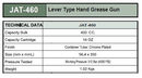 JAT460N / LEVER TYPE HAND GREASE GUN