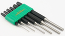 M63106S / 6 PCS. PIN PUNCH SET METRIC SIZE: 2X115, 3X125, 4X150, 5X165, 6X180, 8X180 MM