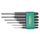M63106S / 6 PCS. PIN PUNCH SET METRIC SIZE: 2X115, 3X125, 4X150, 5X165, 6X180, 8X180 MM