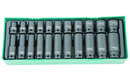 S03A4222SP / 22 PCS 1/2" DRIVE 6 PT FLANK IMPACT SOCKET SET SAE SIZE: 3/8" - 1"