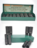 S03AD3108S / 8 PCS 3/8" DRIVE 6 PT FLANCK DEEP IMPACT SOCKET SET METRIC SIZE:  10 - 19 MM