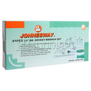 S04H2141S / 41 PCS 1/4" DRIVE SOCKET WRENCH SET METRIC SIZE: 4 to 13 MM