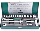 S04H3120S / 20 PCS 3/8" DRIVE SOCKET WRENCH SET METRIC SIZE: 6 to 23 MM