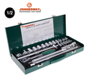 S04H4524S /  24 PCS 1/2" DRIVE SOCKET WRENCH SET METRIC SIZE: 10 to 32 MM