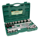 S04H6121S / 20 PCS 3/4" DRIVE TOOL KIT SET METRIC SIZE: 19 - 50 MM