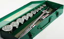 S04H6415S / 15 PCS 3/4" DRIVE 12 PT FLANK SOCKET WRENCH SET SAE SIZE: 7/8" to 2"