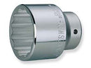 1" DRIVE 12PT FLANK SOCKETS CR-V STEEL ANSI/ASME: B107.1 SAE SIZE: 1-7/16" to 3-1/8"