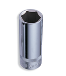 3/8" DRIVE 6PT FLANK DEEP SOCKETS CR-V STEEL DIN: 3124 METRIC SIZE: 6 to 24 MM