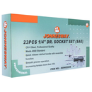 S05H2223S / 23 Pcs 1/4" DRIVE SOCKET SET SAE: 5/32" to 1/2"