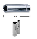 11 PCS 3/8" DRIVE 6PT DEEP SOCKETS SET SAE: 1/4" TO 7/8"