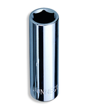1/2" DRIVE 6PT DEEP SOCKETS MAXI-DRIVE CR-V STEEL ANSI/ASME: B107.1 SAE SIZE: 3/8" to 1"