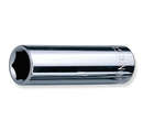 1/2" DRIVE 6PT DEEP SOCKETS MAXI-DRIVE CR-V STEEL ANSI/ASME: B107.1 SAE SIZE: 3/8" to 1"