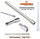 S24H / EXTENSION BARS CR-V STEEL DIN:3123 DRIVE SIZE: 1/4", 3/8", 1/2",3/4",1"