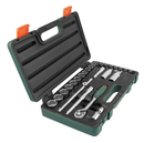 S68H3126S / 26 PCS 3/8" DRIVE MULTIFIT SOCKET SET CR-V STEEL ( CR-V4) SIZE: 6MM to 24MM ( 15/16")