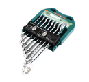 W45308S / 8 PCS 72 TEETH RATCHETING COMBINATION WRENCH SET CR-V STEEL METRIC SIZE: 8 to 19 MM